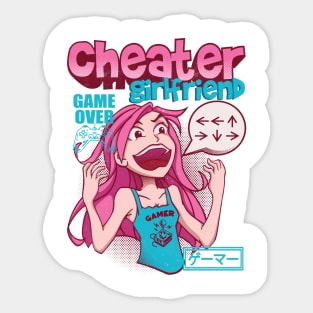 Cheater Girlfriend Sticker